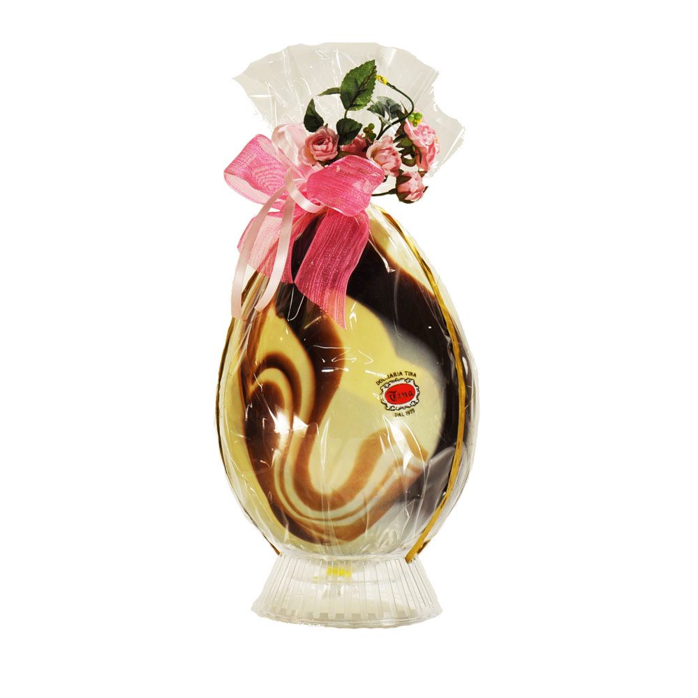 uovo cioccolato marmorizzato dolciaria tina